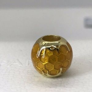 New Authentic Pandora Charm SHINE™ Golden Honey